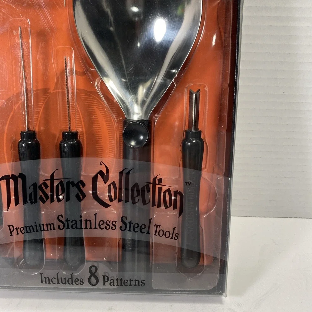 Pumpkin Masters Carving Set Tools 8 Piece Jack O Lantern PM-22-022 Halloween NIP